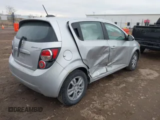 2016 Chevrolet Sonic LT with VIN 1G1JC6SH4G4151436, listed as a IAAI auction lot 41709048 with 121,121 mi miles. Bid and sale history available at carsss.com. Image 4.
