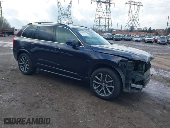 2017 Volvo XC90 Momentum with VIN YV4A22PK2H1141852, listed as a IAAI auction lot 41534159 with 118,473 mi miles. Bid and sale history available at carsss.com. Image 1.