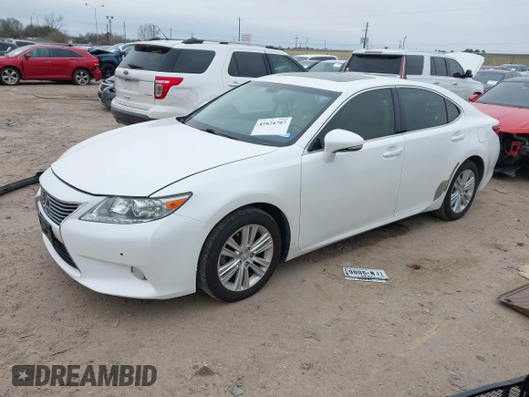 2014 Lexus ES 350 with VIN JTHBK1GG9E2148783, listed as a IAAI auction lot 41624707 with 130,481 mi miles. Bid and sale history available at carsss.com. Image 2.