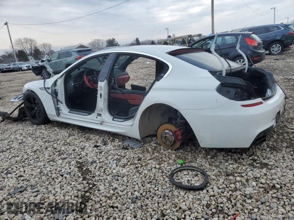 2013 BMW 6 Series 650i xDrive with VIN WBA6B4C58DD098709, listed as a Copart auction lot 43067925 with 0 mi miles and Non Repairable. Bid and sale history available at carsss.com. Image 2.