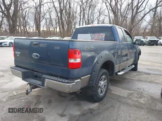 2005 Ford F-150 XLT with VIN 1FTPX14555FA52444, listed as a IAAI auction lot 41604545 with 209,297 mi miles. Bid and sale history available at carsss.com. Image 4.