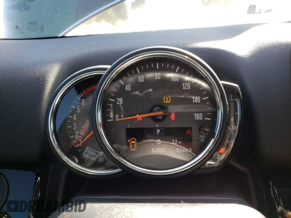 2019 MINI Countryman Cooper S with VIN WMZYT5C58K3E63278, listed as a Copart auction lot 53821525 with 62,897 mi miles and Salvage Title. Bid and sale history available at carsss.com. Image 9.