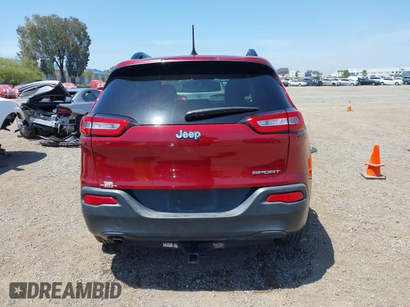 2016 Jeep Cherokee Sport with VIN 1C4PJLAB8GW216912, listed as a IAAI auction lot 42336479 with 104,396 mi miles and . Bid and sale history available at DreamBid. Image 17.