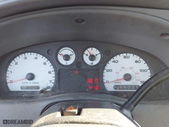 2004 Ford Ranger XL with VIN 1FTYR14U84PB03675, listed as a IAAI auction lot 41482723 with 343,908 mi miles. Bid and sale history available at carsss.com. Image 7.