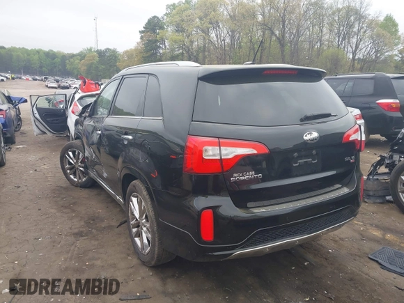2014 Kia Sorento SX with VIN 5XYKW4A7XEG499188, listed as a IAAI auction lot 41925214 with 1 mi miles. Bid and sale history available at carsss.com. Image 3.