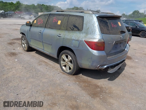 2009 Toyota Highlander Sport z VIN JTEDS43A492072405, wystawiony jako IAAI lot #42486457 z przebiegiem Nie podano mil oraz . Historia ofert i sprzedaży dostępna na DreamBid. Obrazek 3.