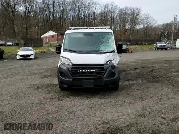 2023 Ram ProMaster Cargo with VIN 3C6LRVVG3PE527237, listed as a Copart auction lot 45252854 with 24,904 mi miles and Salvage Title. Bid and sale history available at DreamBid. Image 12.