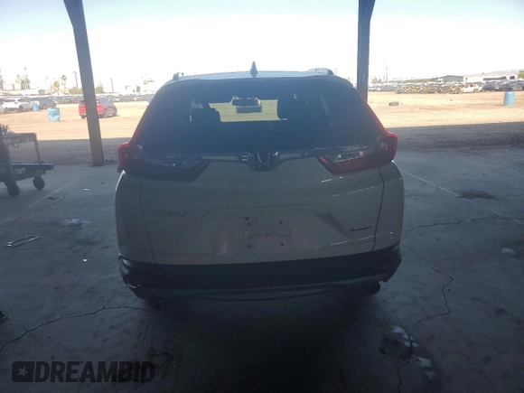 2018 Honda CR-V Touring with VIN 5J6RW1H91JL002560, listed as a Copart auction lot 60505995 with 20,755 mi miles and Salvage title. Bid and sale history available at DreamBid. Image 6.
