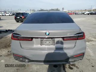 2022 BMW 7 Series 740i with VIN WBA7T2C07NCJ26257, listed as a Copart auction lot 41763095 with Not provided miles and Salvage title. Bid and sale history available at DreamBid. Image 6.