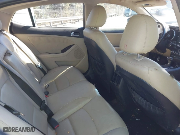 2014 Kia Optima EX with VIN 5XXGN4A78EG320367, listed as a IAAI auction lot 41858824 with 216,987 mi miles. Bid and sale history available at carsss.com. Image 8.