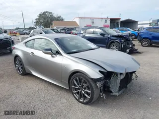 2022 Lexus RC with VIN JTHGZ5BC9N5025061, listed as a IAAI auction lot 41369172 with 15,230 mi miles. Bid and sale history available at carsss.com. Image 1.
