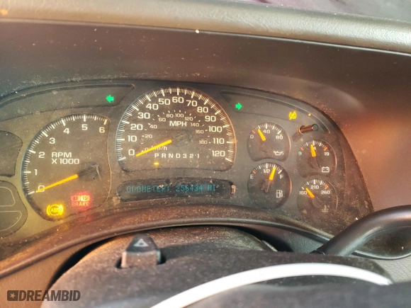 2006 GMC Yukon XL SLT with VIN 1GKFK16Z66J133403, listed as a Copart auction lot 42411325 with 256,434 mi miles and Salvage Title. Bid and sale history available at carsss.com. Image 9.