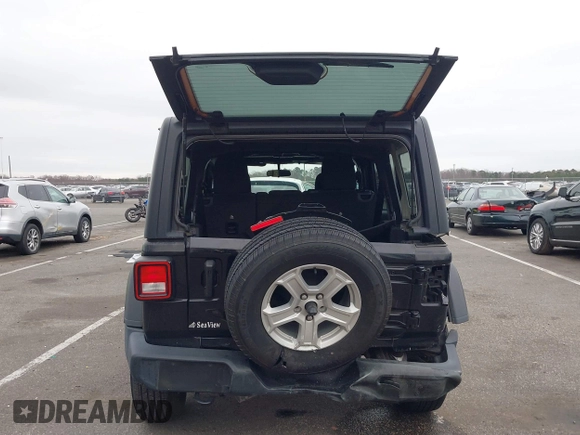 2022 Jeep Wrangler Unlimited Willys Sport with VIN 1C4HJXDN3NW132771, listed as a IAAI auction lot 41052274 with 33,302 mi miles and . Bid and sale history available at DreamBid. Image 16.