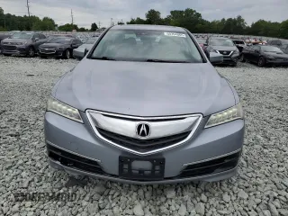 2015 Acura TLX Technology with VIN 19UUB2F56FA018047, listed as a Copart auction lot 60394865 with 204,277 mi miles and Salvage title. Bid and sale history available at DreamBid. Image 5.