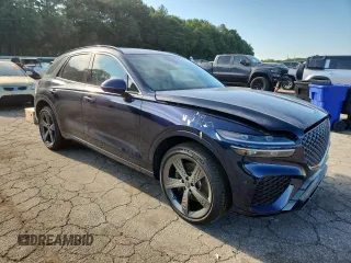 2025 Genesis GV70 Sport with VIN 5NMMCDTC1SH021996, listed as a Copart auction lot 61080575 with 6,027 mi miles and Salvage title. Bid and sale history available at DreamBid. Image 4.