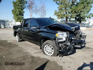 2024 Chevrolet Silverado 1500 RST with VIN 2GCPADED0R1135690, listed as a Copart auction lot 44955675 with 12,150 mi miles and Salvage Title. Bid and sale history available at carsss.com. Image 10.