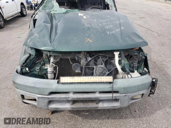 2001 Nissan Xterra XE with VIN 5N1ED28Y31C541085, listed as a Copart auction lot 57450195 with Not provided miles and Salvage title. Bid and sale history available at DreamBid. Image 11.