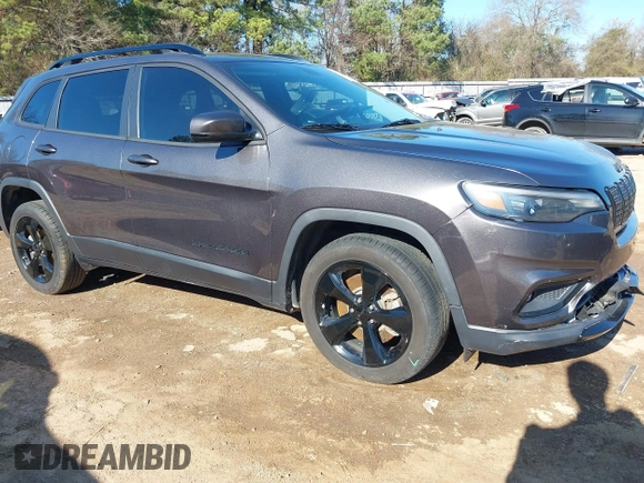 2020 Jeep Cherokee Latitude Plus with VIN 1C4PJLLB0LD648493, listed as a IAAI auction lot 41224900 with 70,995 mi miles. Bid and sale history available at carsss.com. Image 1.