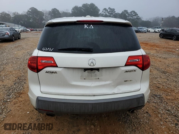 2009 Acura MDX with VIN 2HNYD28219H507856, listed as a Copart auction lot 44466575 with 194,207 mi miles and Salvage Title. Bid and sale history available at carsss.com. Image 6.