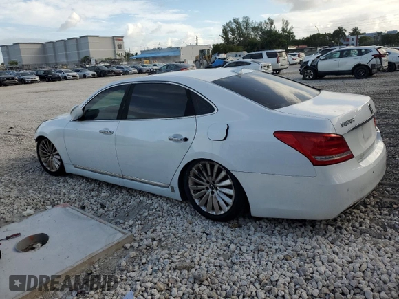 2016 Hyundai Equus Signature with VIN KMHGH4JH3GU101342, listed as a Copart auction lot 80868914 with 93,381 mi miles and Clean title. Bid and sale history available at DreamBid. Image 2.