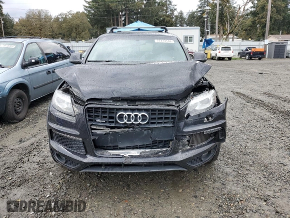 2013 Audi Q7 Prestige with VIN WA1WMAFE3DD015379, listed as a Copart auction lot 77213144 with 111,033 mi miles and Salvage title. Bid and sale history available at DreamBid. Image 5.