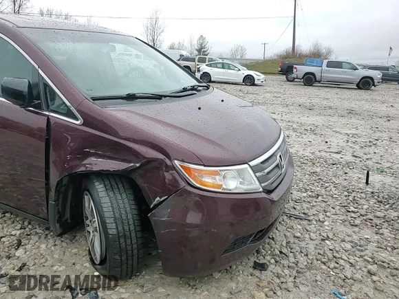 2012 Honda Odyssey EX-L with VIN 5FNRL5H61CB019702, listed as a Copart auction lot 51535585 with 185,737 mi miles and Clean Title. Bid and sale history available at DreamBid. Image 12.
