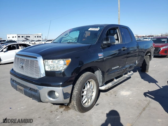 2011 Toyota Tundra 2WD Truck with VIN 5TFRY5F14BX107141, listed as a Copart auction lot 42010815 with 136,849 mi miles and Salvage Title. Bid and sale history available at carsss.com. Image 1.