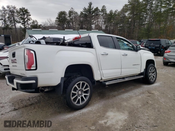2021 GMC Canyon 4WD Denali with VIN 1GTG6EEN5M1146182, listed as a Copart auction lot 45805015 with 0 mi miles and Salvage Title. Bid and sale history available at carsss.com. Image 3.