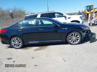 2015 Kia Optima SX Turbo with VIN 5XXGR4A62FG419859, listed as a IAAI auction lot 41805481 with 166,602 mi miles. Bid and sale history available at carsss.com. Image 13.