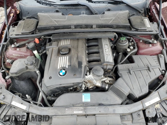 2008 BMW 3 Series 328i with VIN WBAWB33598P134468, listed as a Copart auction lot 51044185 with 100,000 mi miles and Salvage title. Bid and sale history available at DreamBid. Image 11.