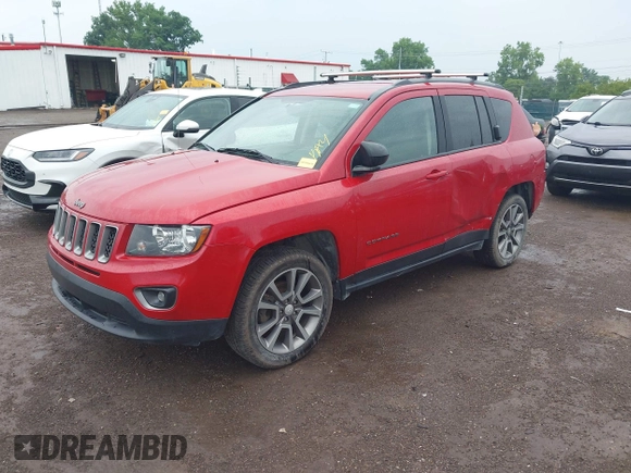 2017 Jeep Compass Sport with VIN 1C4NJCBA8HD166880, listed as a IAAI auction lot 42593173 with 110,397 mi miles and . Bid and sale history available at DreamBid. Image 17.