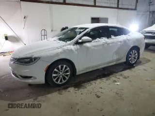 2015 Chrysler 200 C with VIN 1C3CCCCG7FN682485, listed as a Copart auction lot 44994705 with 152,793 mi miles and Clean Title. Bid and sale history available at carsss.com. Image 1.