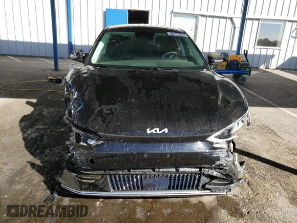 2024 Kia EV6 Wind with VIN KNDC34LA9R5211939, listed as a Copart auction lot 75668494 with 5,758 mi miles and Salvage Title. Bid and sale history available at carsss.com. Image 5.