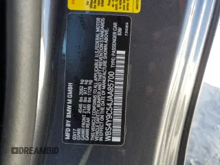 2018 BMW M4 with VIN WBS4Y9C54JAA85700, listed as a Copart auction lot 75889994 with Not Provided miles and Salvage Title. Bid and sale history available at carsss.com. Image 12.