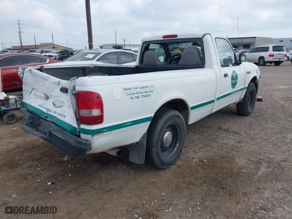 2007 Ford Ranger XL with VIN 1FTYR10U27PA06692, listed as a IAAI auction lot 41514214 with 209,801 mi miles. Bid and sale history available at carsss.com. Image 4.