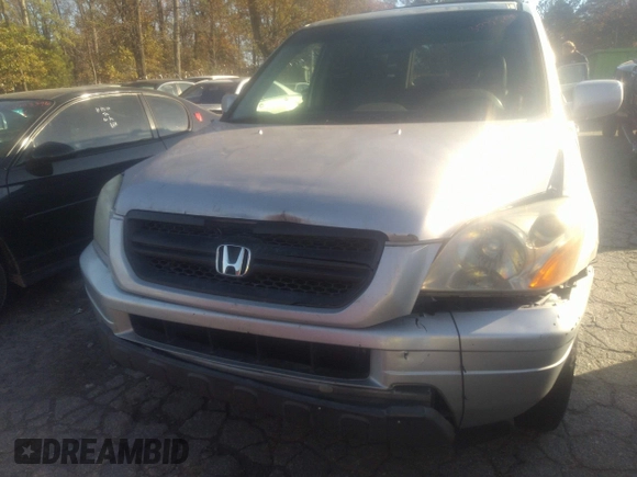 2003 Honda Pilot EX with VIN 2HKYF18593H504030, listed as a IAAI auction lot 35742950 with Not Provided miles and . Bid and sale history available at DreamBid. Image 6.