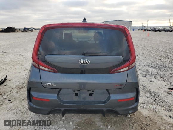 2021 Kia Soul GT-Line with VIN KNDJ63AU3M7788632, listed as a Copart auction lot 43823375 with 51,176 mi miles and Salvage Title. Bid and sale history available at DreamBid. Image 6.