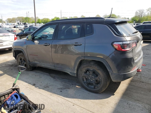 2023 Jeep Compass Trailhawk z VIN 3C4NJDDN6PT555547, wystawiony jako Copart lot #56288105 z przebiegiem 38 837 mil mil oraz Szkoda całkowita • Salvage title. Historia ofert i sprzedaży dostępna na DreamBid. Obrazek 2.