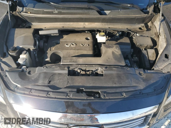 2013 Infiniti JX35 with VIN 5N1AL0MM9DC304548, listed as a Copart auction lot 74738174 with 170,592 mi miles and Salvage Title. Bid and sale history available at carsss.com. Image 12.