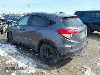 2022 Honda HR-V Sport with VIN 3CZRU6H10NM727178, listed as a IAAI auction lot 41921282 with 44,626 mi miles. Bid and sale history available at carsss.com. Image 3.