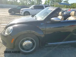 2013 Volkswagen Beetle 50s Edition with VIN 3VW5P7AT8DM801715, listed as a Copart auction lot 57487785 with 107,585 mi miles and Salvage title. Bid and sale history available at DreamBid. Image 13.