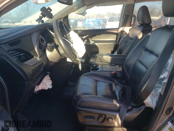 2015 Toyota Sienna SE with VIN 5TDXK3DC6FS644459, listed as a Copart auction lot 42600115 with 126,007 mi miles and Salvage Title. Bid and sale history available at carsss.com. Image 7.