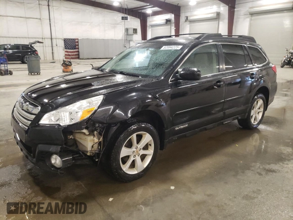 2013 Subaru Outback Premium with VIN 4S4BRBCC4D3320163, listed as a Copart auction lot 52894225 with 171,799 mi miles and Salvage Title. Bid and sale history available at carsss.com. Image 1.