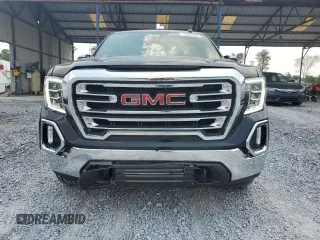 2022 GMC Sierra 1500 SLT with VIN 3GTU9DEDXNG122149, listed as a Copart auction lot 59527815 with 51,527 mi miles and Salvage title. Bid and sale history available at DreamBid. Image 5.