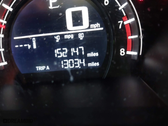2018 Honda CR-V LX with VIN 2HKRW6H38JH228789, listed as a IAAI auction lot 41329505 with 152,147 mi miles. Bid and sale history available at carsss.com. Image 16.