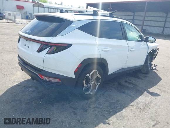 2022 Hyundai Tucson SEL with VIN 5NMJF3AE7NH109495, listed as a IAAI auction lot 41802323 with 38,916 mi miles and . Bid and sale history available at carsss.com. Image 4.