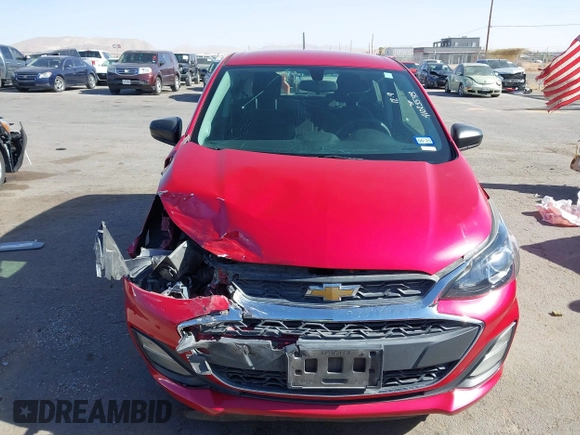 2020 Chevrolet Spark LS with VIN KL8CB6SA2LC410357, listed as a IAAI auction lot 41023593 with 90,587 mi miles. Bid and sale history available at carsss.com. Image 12.