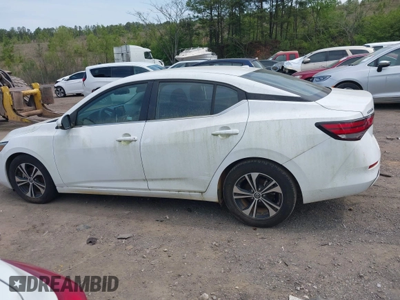 2021 Nissan Sentra SV with VIN 3N1AB8CV5MY247808, listed as a IAAI auction lot 42012583 with 58,585 mi miles and . Bid and sale history available at DreamBid. Image 14.