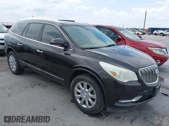 2014 Buick Enclave Leather with VIN 5GAKRBKD8EJ243603, listed as a IAAI auction lot 42159022 with 215,773 mi miles and . Bid and sale history available at carsss.com. Image 1.