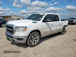 2021 Ram 1500 Lone Star with VIN 1C6RREFT6MN575621, listed as a Copart auction lot 59186185 with 88,747 mi miles and Salvage title. Bid and sale history available at DreamBid. Image 1.